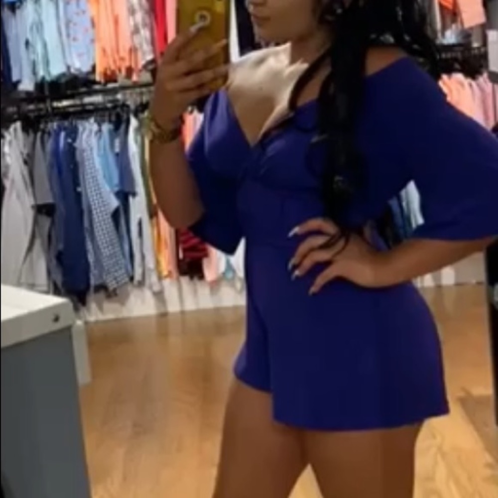 Purple fashion nova romper